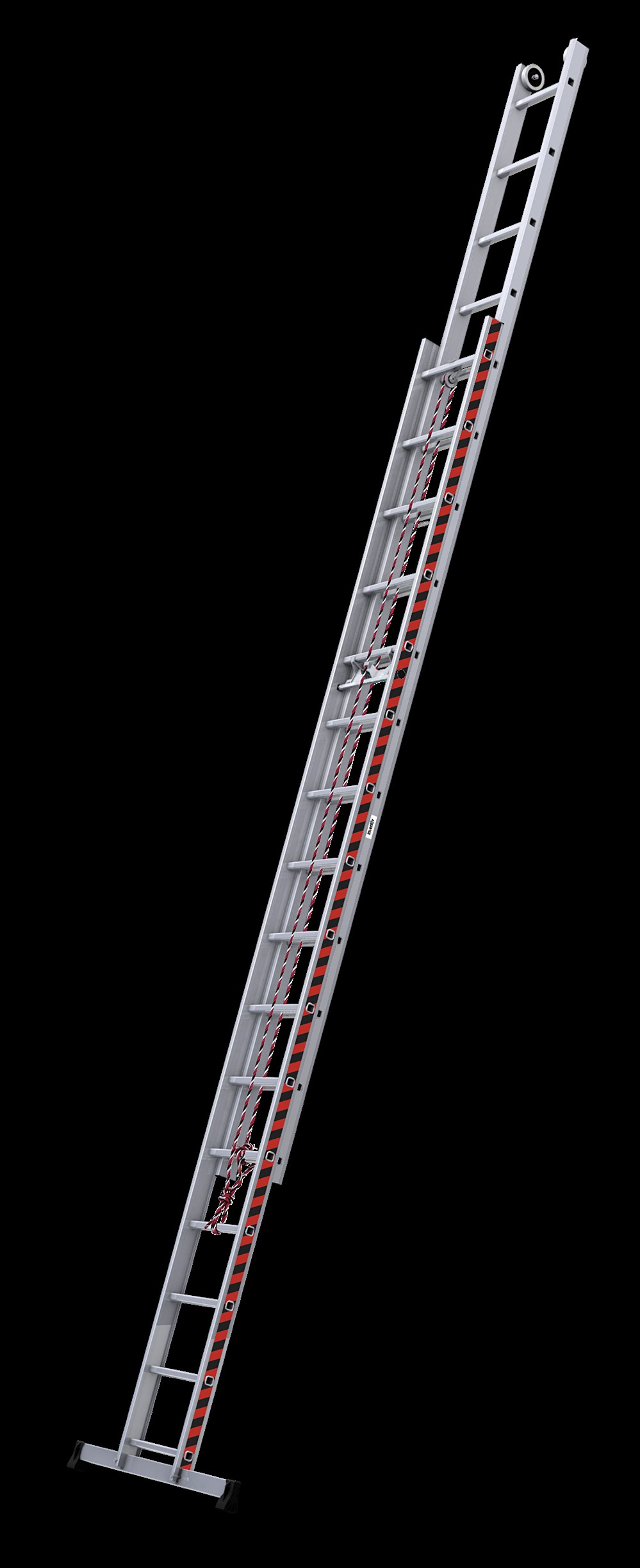 Echelle coulisse corde 2x16 - 4m50/7m60 - Inventiv
